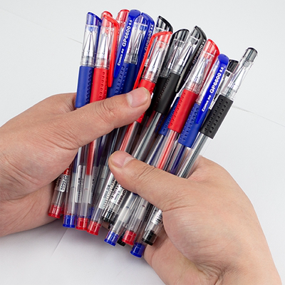 【齐心】12支通用型子弹头碳素笔