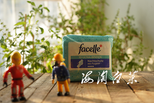 Germany facelle is thinner than the pad tampon 32cm night use extended 10 pieces 5 drops of water fragrance-free type