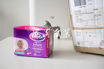 British Calpol flutter **heat * * pain back** burning syrup 120mg 5ml sugar-free strawberry flavor 2m