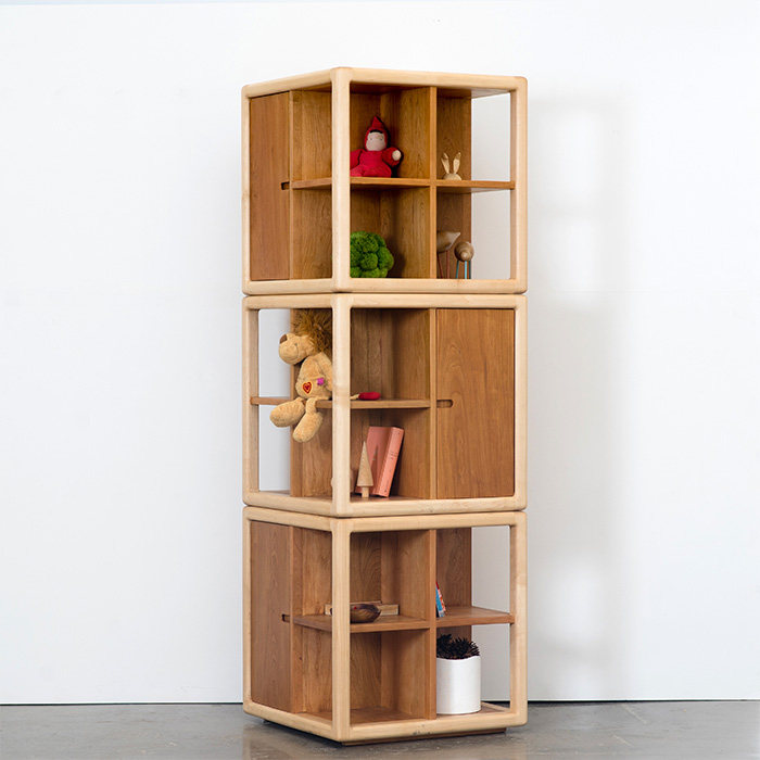 Yuanwhite children's combination cabinet display cabinet New Chinese solid wood modern minimalist element furniture