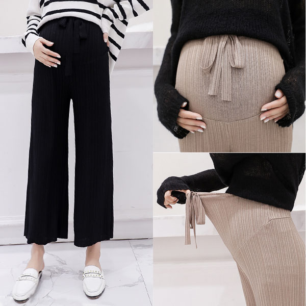 Add Fat Overweight Pregnant Woman Pants Broadlegged Pants Spring summer new Korean version Fat mm Loose Nursery Pants 200 Catty