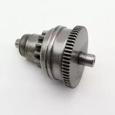 Suitable for GY6 Guangyang 50 Heroic 60 little Turtle King 80 Electric bicycle starting gear motor head telescopic teeth bridge teeth