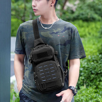 2021 new chest bag men's outdoor travel shoulder messenger bag sports backpack small tactical slingshot diagonal waist bag female