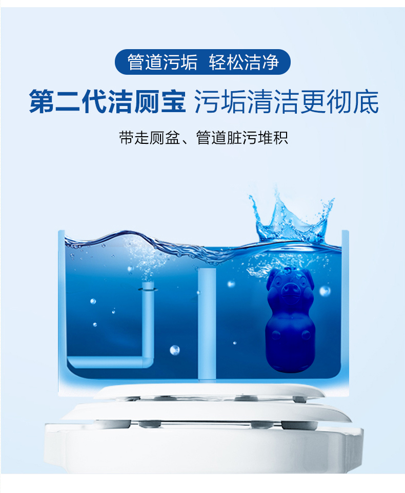 绿标家居 除臭杀菌蓝泡泡洁厕灵 图7