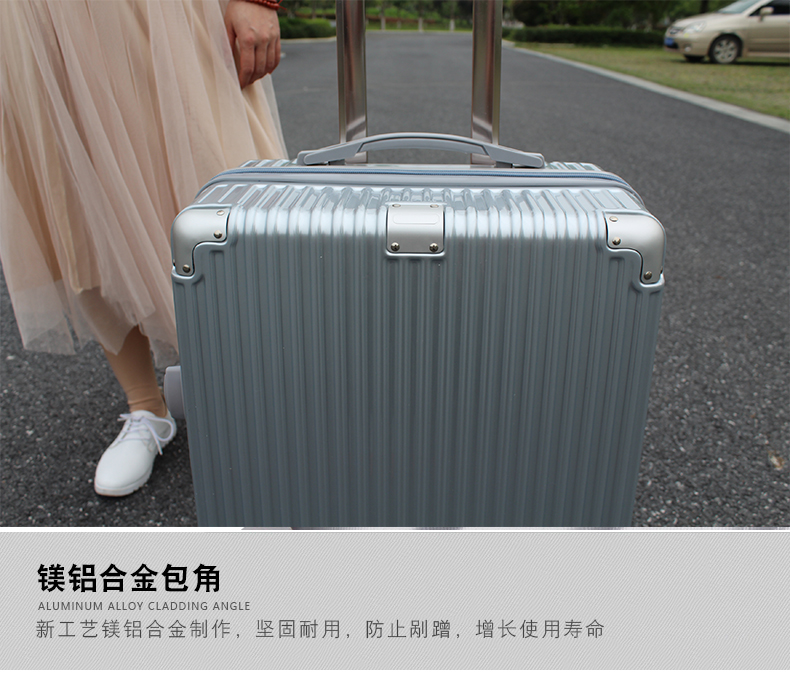 Mẫu xe đẩy hành lý tùy chỉnh vali nữ vali nam phổ quát 24 phiên bản Hàn Quốc 26 hộp hành lý 22 inch hộp mật khẩu - Va li va li kéo