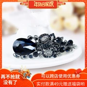 2018 thời trang mới Mũ hàn quốc rhinestone kẹp tóc nữ trưởng thành thanh lịch phụ nữ mùa xuân clip đầu clip phụ kiện tóc mẹ