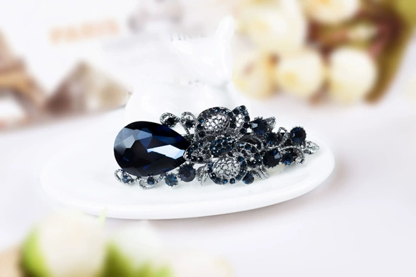 2018 thời trang mới Mũ hàn quốc rhinestone kẹp tóc nữ trưởng thành thanh lịch phụ nữ mùa xuân clip đầu clip phụ kiện tóc mẹ đồ buộc tóc