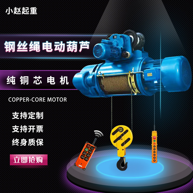 Steel Wire Rope Electric Crane 380V Crane Guiles 1 3 10 16 ton Electric Crane Airlift Airlift Crane