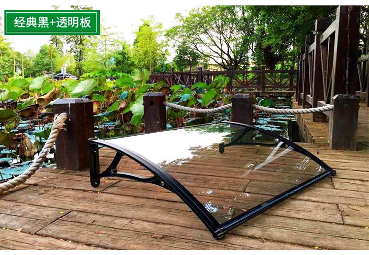 Aluminum Alloy outdoor sunshade silent canopy bracket durable plate window rain shield balcony air conditioning rain cover free shipping