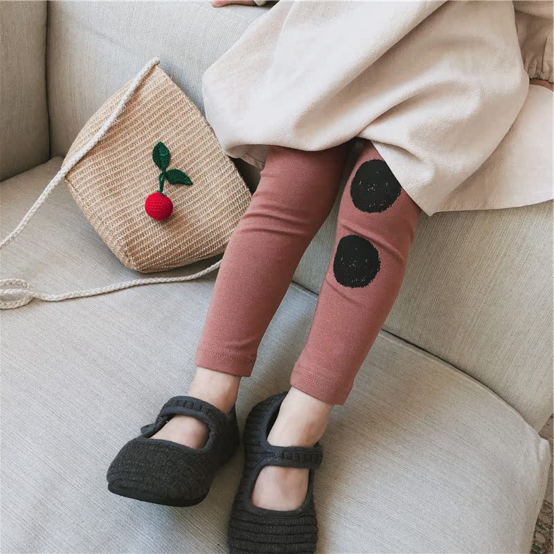 Quần mùa thu đông cộng với quần legging nhung không được trả lại quần nỉ bé gái