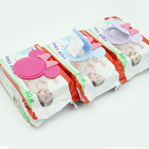 Japans original single baby cartoon flip-top wet paper towel lid anti-pollution and anti-drying Mickey Nicole reused