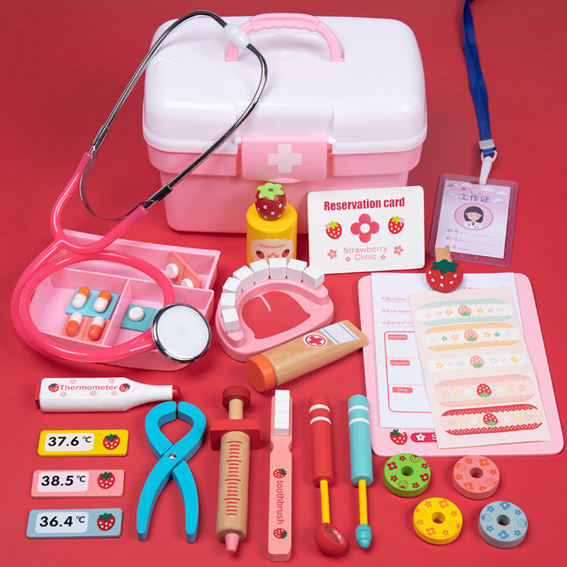 Emulated Home Doctor's Toy Suit Girl Kit For Needle Nurse Game Kindergarten Props Gift-Taobao