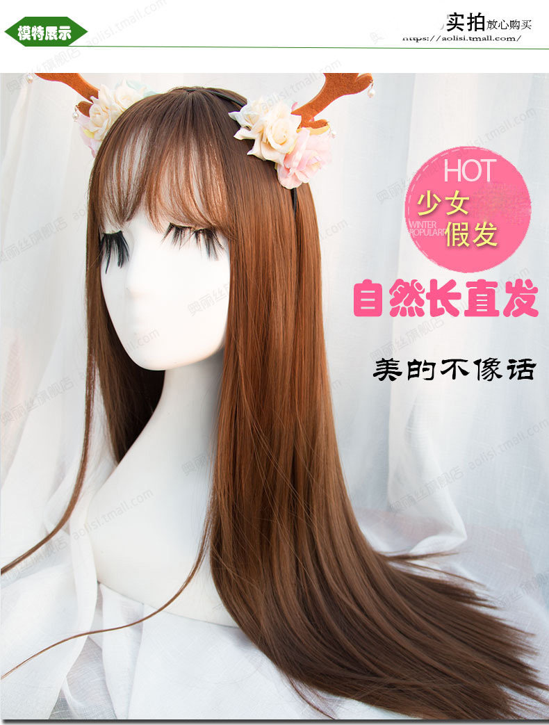 Perruque Long cheveux raides - Ref 2607811 Image 15