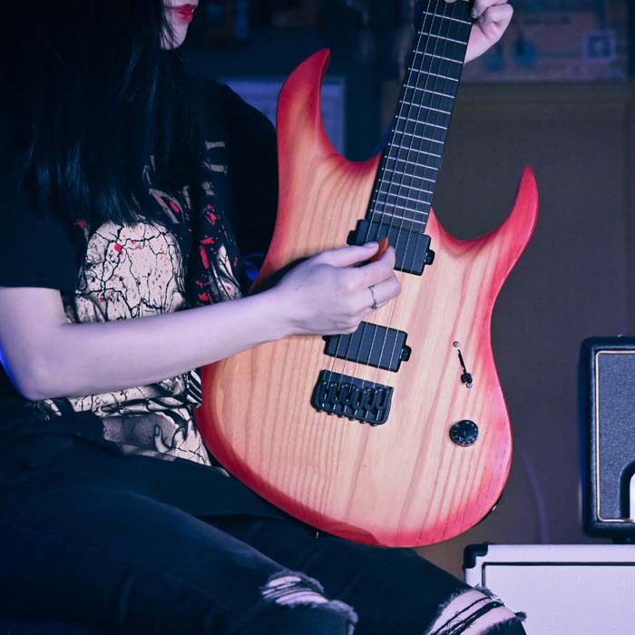 JD GUITARS PA25 5 Electric Guitar Rock Metal Professional Boys and Girls Advanced Heavy Duty New School