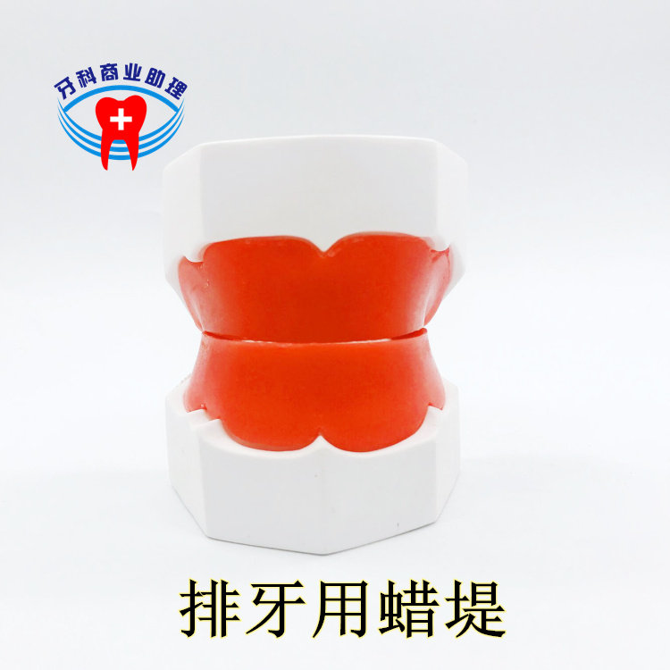 牙科 口腔实验课排牙用蜡堤 口腔义齿基托排列操作 实习蜡堤底座