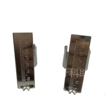 Dental dental materials Stainless steel ring ruler Finger measuring ruler Root tube measuring ruler 10 pieces