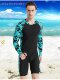 One-Piece Long-Sleeved Diving Suit, Full-Body Swimsuit, Jellyfish Suit, Men's and Women's Surfing Suit, Warm and Cold-Proof Swimsuit