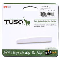 TUSQ PQ-9200-C0 Artificial Ivory Acoustic Wood Folk Guitar Professional Under-the-Bit Nut Bridge