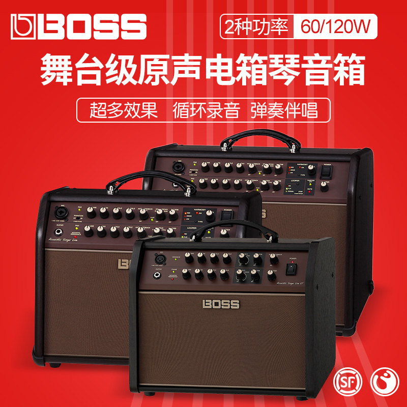 Roland Boss Acs Pro Live Portable Electric Acoustic Guitar Amplifier Speaker for Playing and Singing