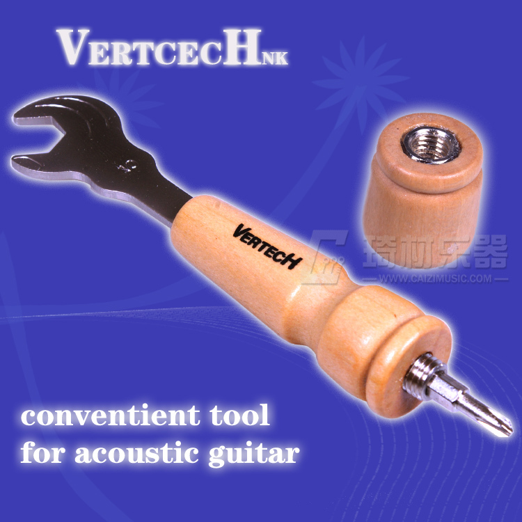 Korean VERTECH string reeler fixing guitar button wrench with screwdriver