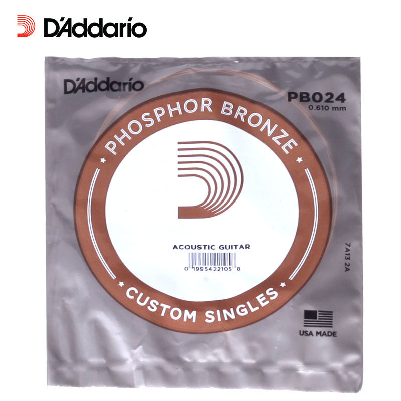 Beauty Dadario D' Addario PB024 Folk Guitar Strings Single Three Strings 3 String Single Strings