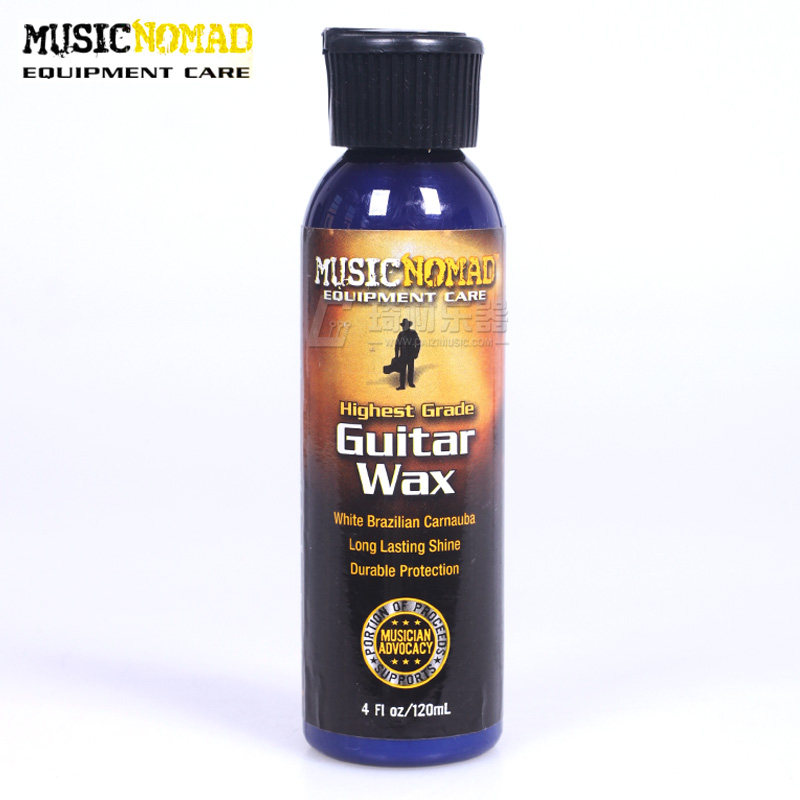 MUSICNOMAD MN102 white Brazilian palm liquid bass guitar body polished oil protection repair wax