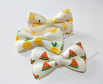  FXB fruit 100 days baby small collar Flower year-old baby safety pin bow Children boy bow tie