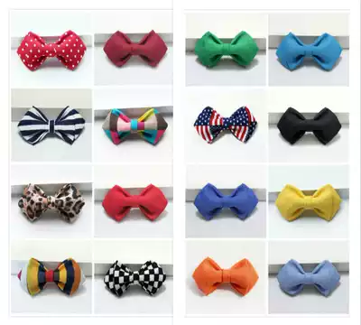 Safety pin canvas bow tie for boys and girls Joker accessories baby baby bow tie