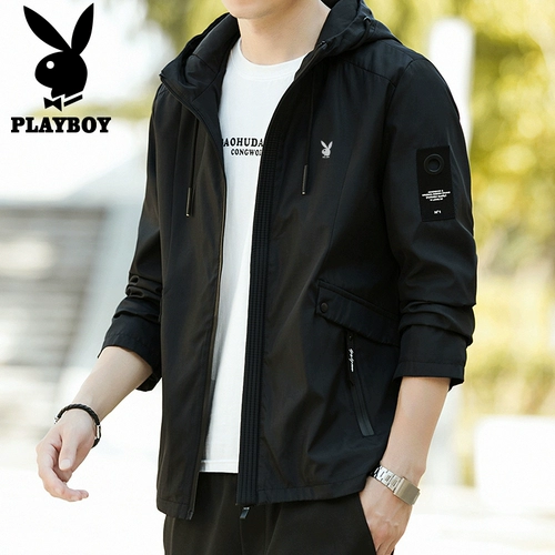 Playboy, куртка для отдыха, модная толстовка с капюшоном с капюшоном, в корейском стиле, лето 2020 года