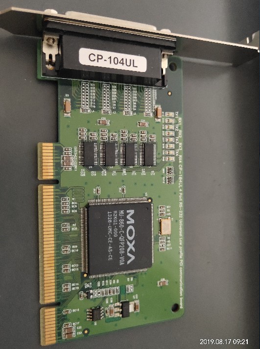 Mosha MOXA CP-104UL PCI slot RS232 4 multiple strings of cards Shanghai spot