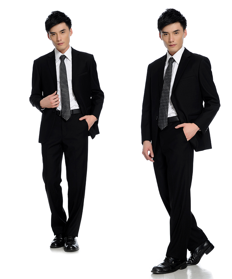 Hàng ngàn bộ vest nam đi làm trong mùa thu đông qua quần áo chuyên nghiệp màu đen Slim phù hợp với kinh doanh thời trang vest nam đẹp