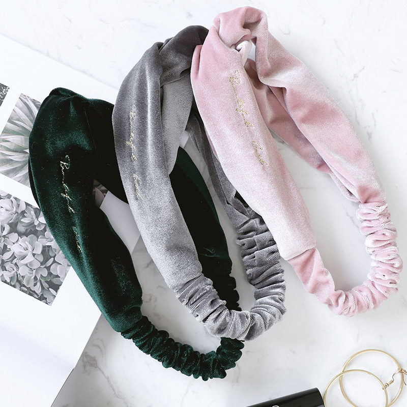 Hair band Girl Wash hair Hair Stirrup Jaynet Red 100 hitchhiking bouquet with binding haircut Hair Cute Fresh Korean version headwear