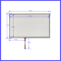 TP1M0148 10 1 inch industrial control vehicle universal touch four-wire resistive screen 235*143MM good quality
