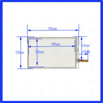 XWT440 touch handwriting outside screen glass fourth-tier resistance quality good 98 * 59mm