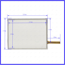 ST 104003 Universal touch handwriting outer screen glass for industrial control 225*173MM 10 4 inches good quality