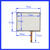 3 5 inch 76mm * 61mm touch handwritten external screen four wire resistance screen 76*61 ATP00838PYEVA