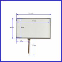 7 inch Road HLD-TP-3073 car navigation touch handwritten outside screen four wire resistance 165*99