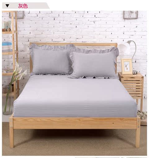 Chất liệu cotton satin màu đơn 笠 Tấm đơn Simmons nệm bảo vệ giường đơn giường đôi cung cấp đặc biệt - Trang bị Covers Ga phủ giường Everon