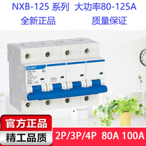 Chint circuit breaker NXB-125 1P 2P 3P 4P 100A Chint air switch
