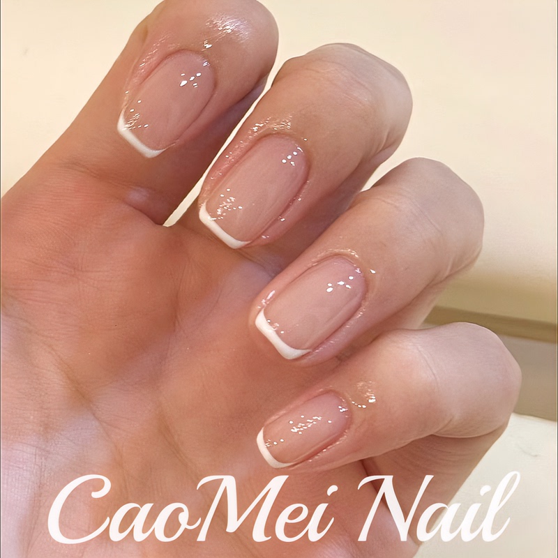 【Nude French Fine Edge】Classic Nude French Manicure with Fine Edges, Semi-Transparent Simple Nails, Purely Handmade Wearable Nail Tips 【Nude French Fine Edge】Classic Nude French Manicure with Fine Edges, Semi-Transparent Simple Nails, Purely Handmade Wearable Nail Tips