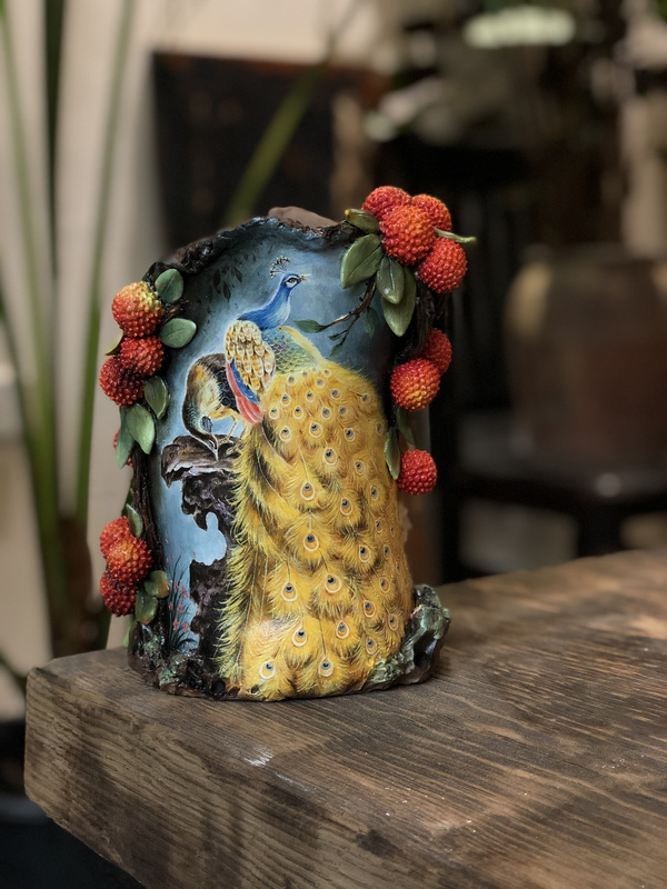 Exquisite Pottery Craftsmanship, Three-Dimensional Handmade Glazed Cute Pet Realistic Figure Breathable Succulent Flower Pot Exquisite Pottery Craftsmanship, Three-Dimensional Handmade Glazed Cute Pet Realistic Figure Breathable Succulent Flower Pot