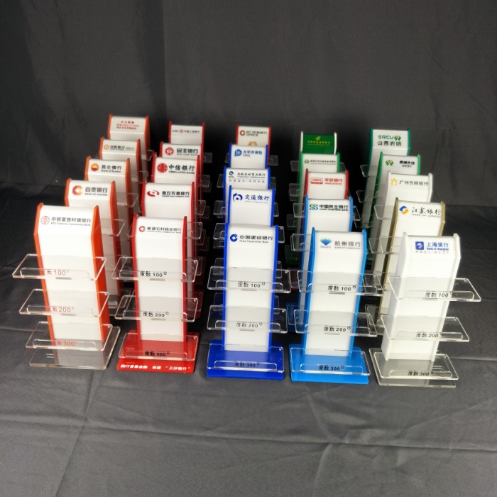 银行营业厅展示架｜亚克力老花镜道具怎么选？6S柜台牌神器揭秘！👓