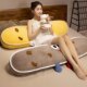 Cute Hamburger Long Pillow Plush Toy Doll Sleeping Pillow Sofa Cushion Children's Gift for Girls