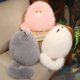 Cute Fluffy Cat Plush Toy Doll Pillow Stuffed Animal Birthday Gift for Sofa or Windowsill