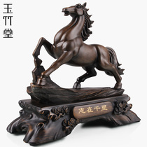 Horse ornaments horse to success resin crafts home wine cabinet study office desktop decorations