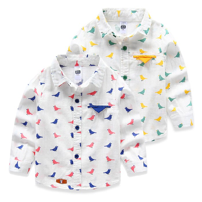 Chemise garcon à manche longue - Ref 2076623 Image 12