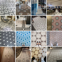 Internet celebrity European carpet mosaic bathroom kitchen aisle chain store background wall tile puzzle mosaic full tile