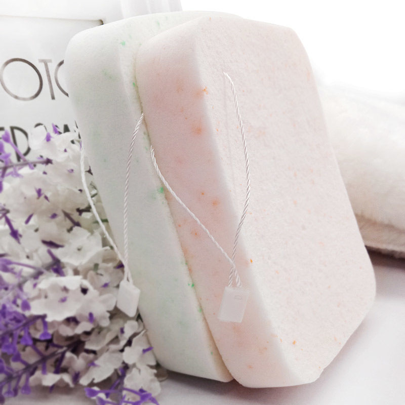 (6 optional) new hanging rope grass This wash face bashing sponge thickened wash face bashing deep cleaning antibacterial powder bashing