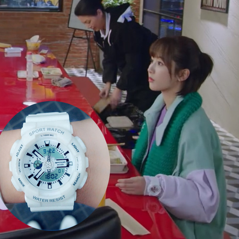 Han Shang Yan Li now Yang Purple of the same Hand Watches Male And Female Electronic Couple Unicorn Songfeng Student Women's Meter