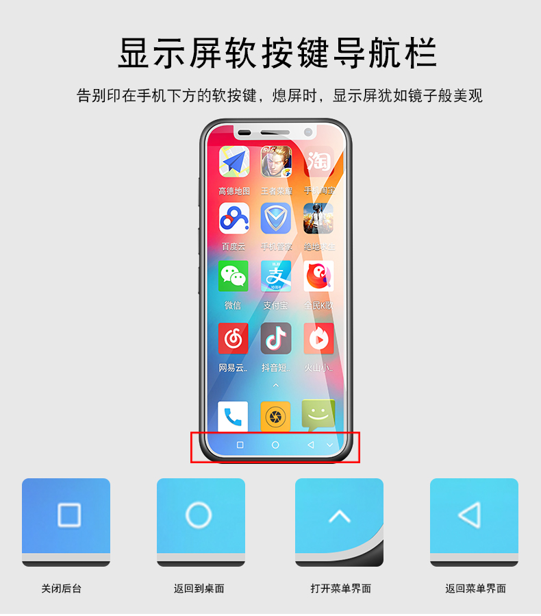 MELROSE 2019 Mobile Unicom Telecom 4G nhỏ điện thoại thẻ thông minh siêu nhỏ gọn màn hình cảm ứng đầy đủ - Điện thoại di động giá điện thoại samsung a71